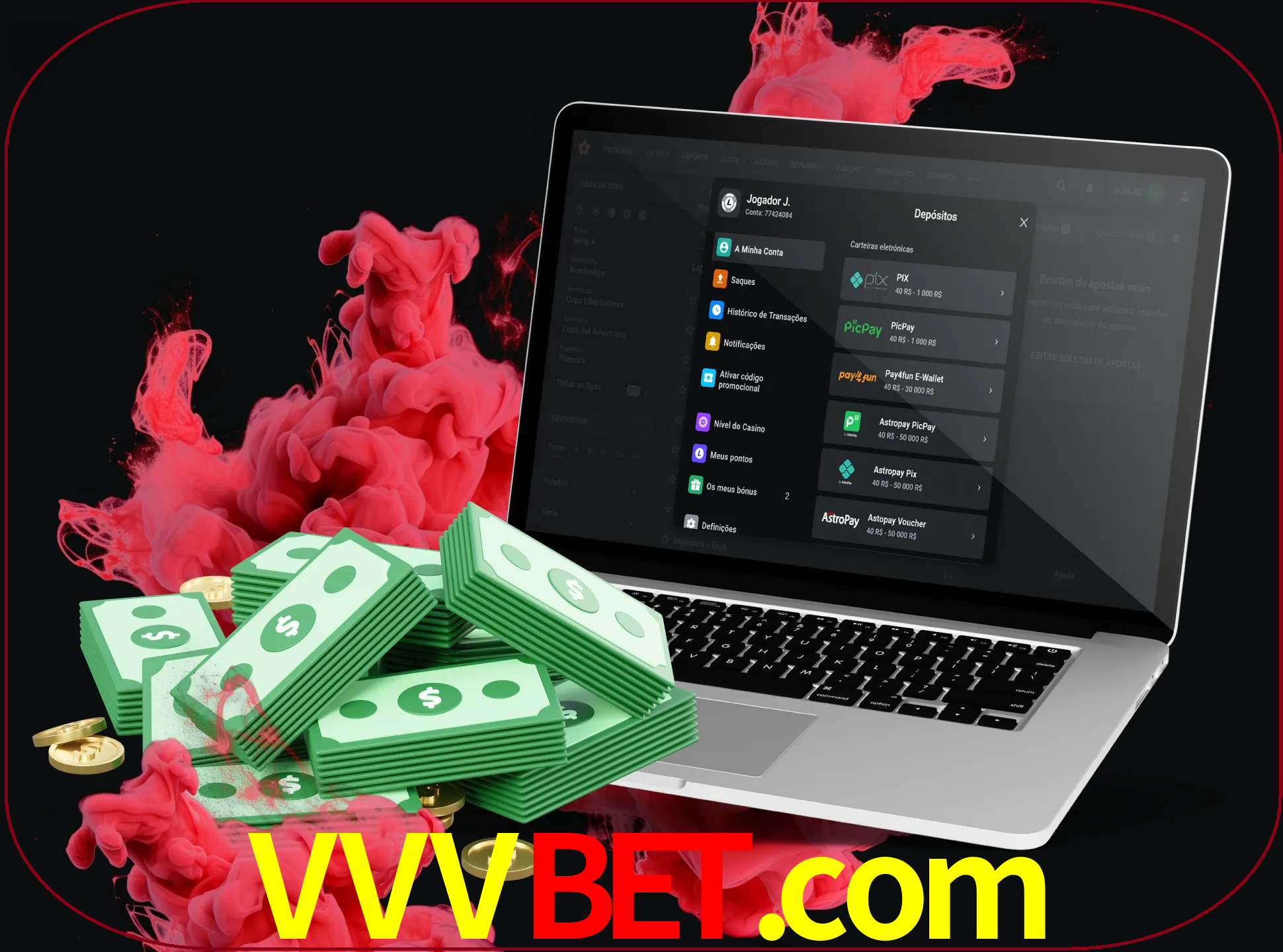 Para efetuar um depósito na sua conta vvvbet, basta escolher o método de depósito e especificar o montante.