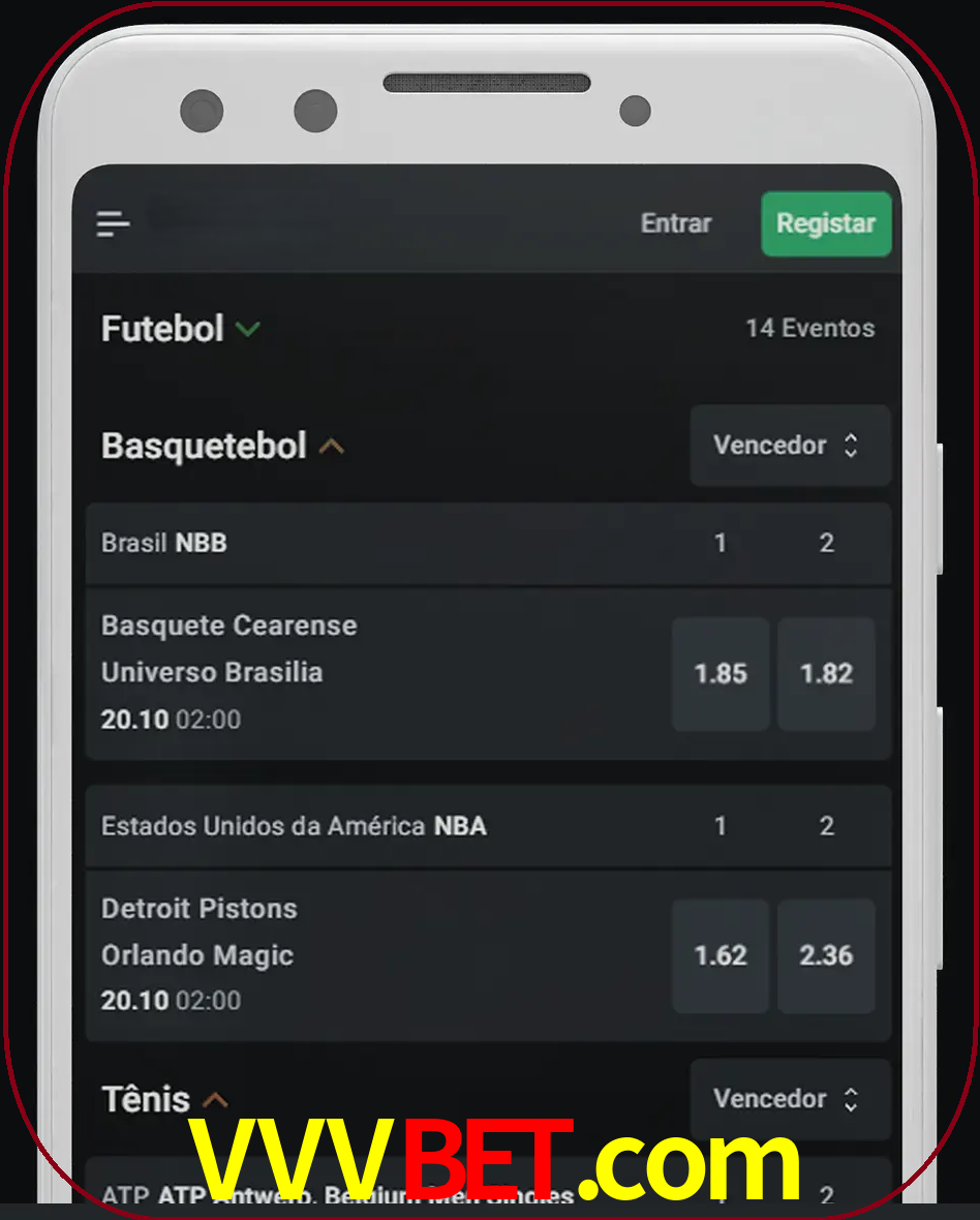 Aposte e assista aos esportes em formato ao vivo.