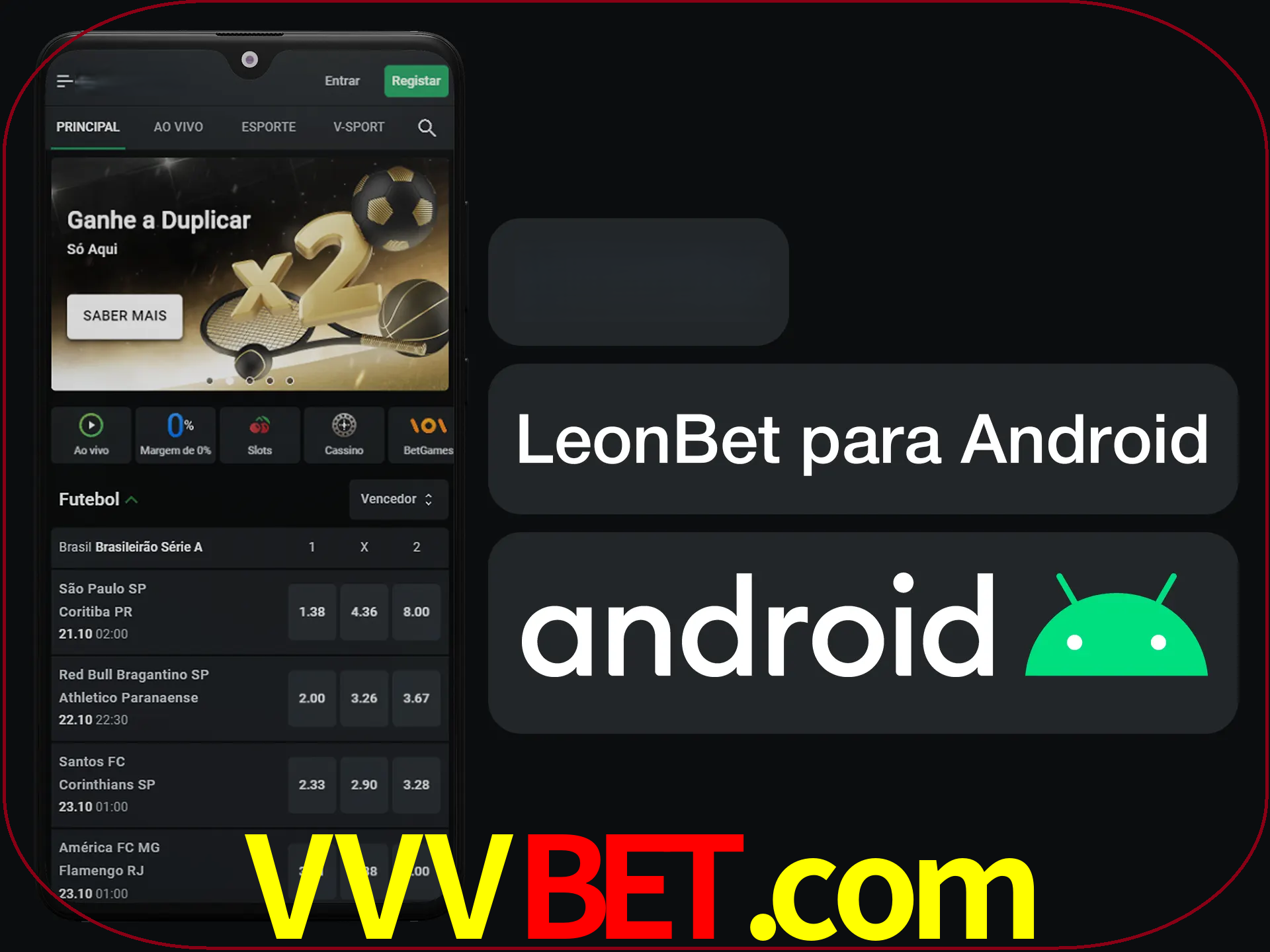 Adquira sua versão poket de LeonBet.